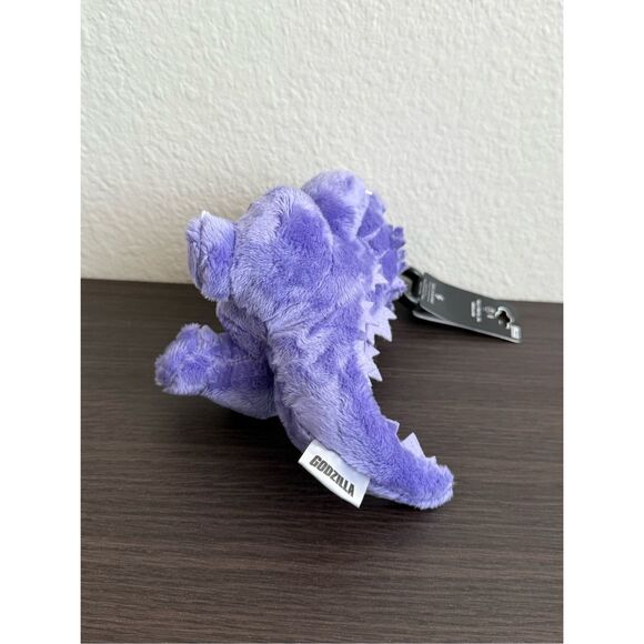 Godzilla Purple Plush Clip Keychain - Picture 4 of 4